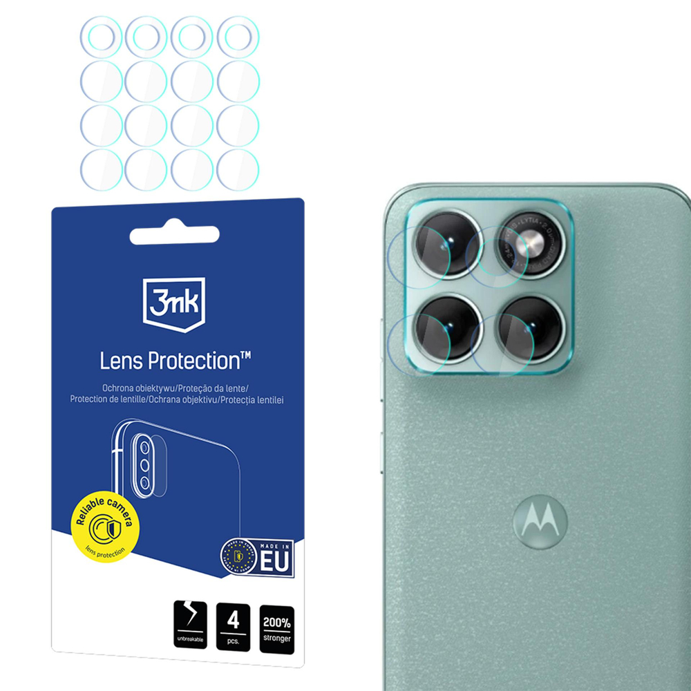 3mk Lens Protection™ Hybrid Camera Lens Glass, skirtas Motorola Edge 70 Fusion