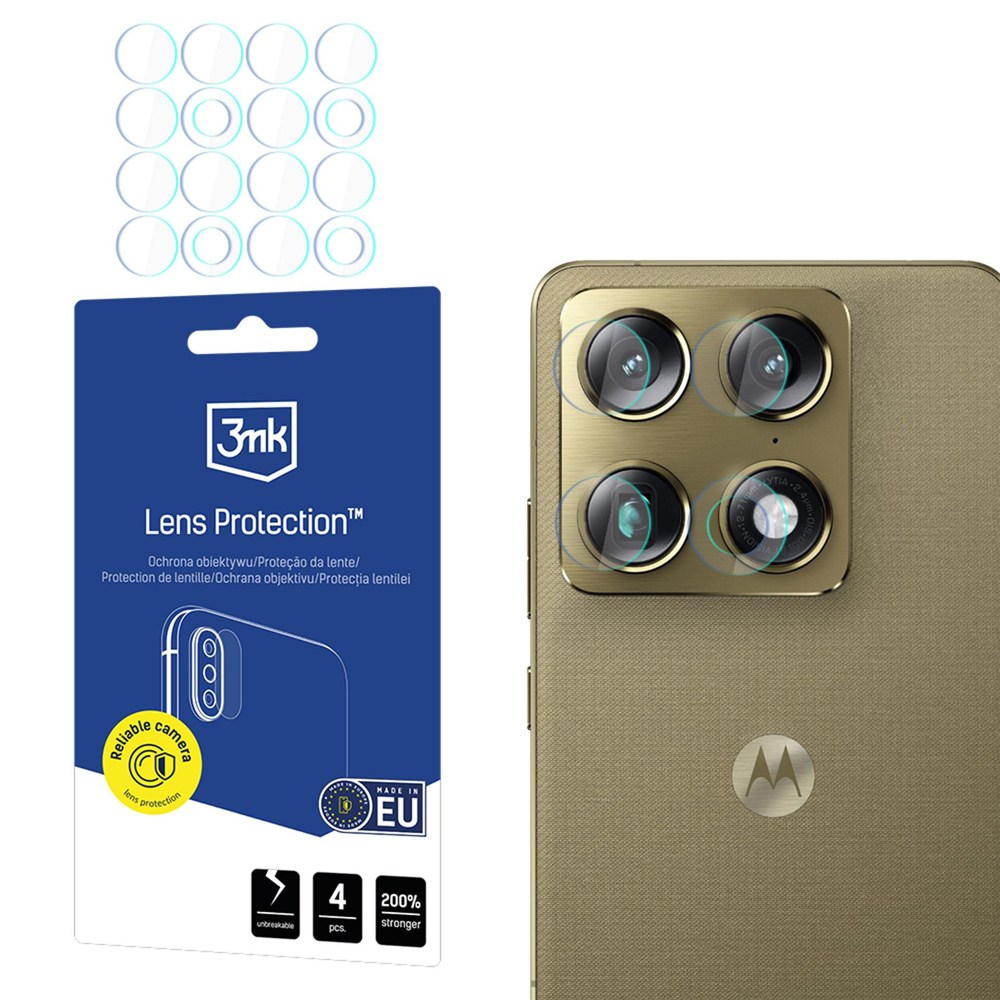 3mk Camera Lens Lens Protection hibridinis stiklas, skirtas Motorola Signature