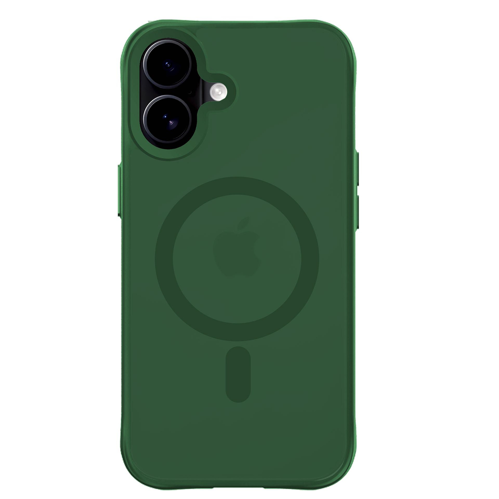 3mk Smoke MagDėklas, skirtas iPhone 17 - Green-Translucent