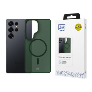 3mk Smoke MagDėklas, skirtas Samsung Galaxy S25 Ultra - Green-Translucent