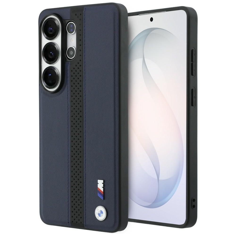 BMW Perforuota juostelė Logo MagSafe Dėklas, skirtas Samsung Galaxy S26 Ultra - Navy Blue