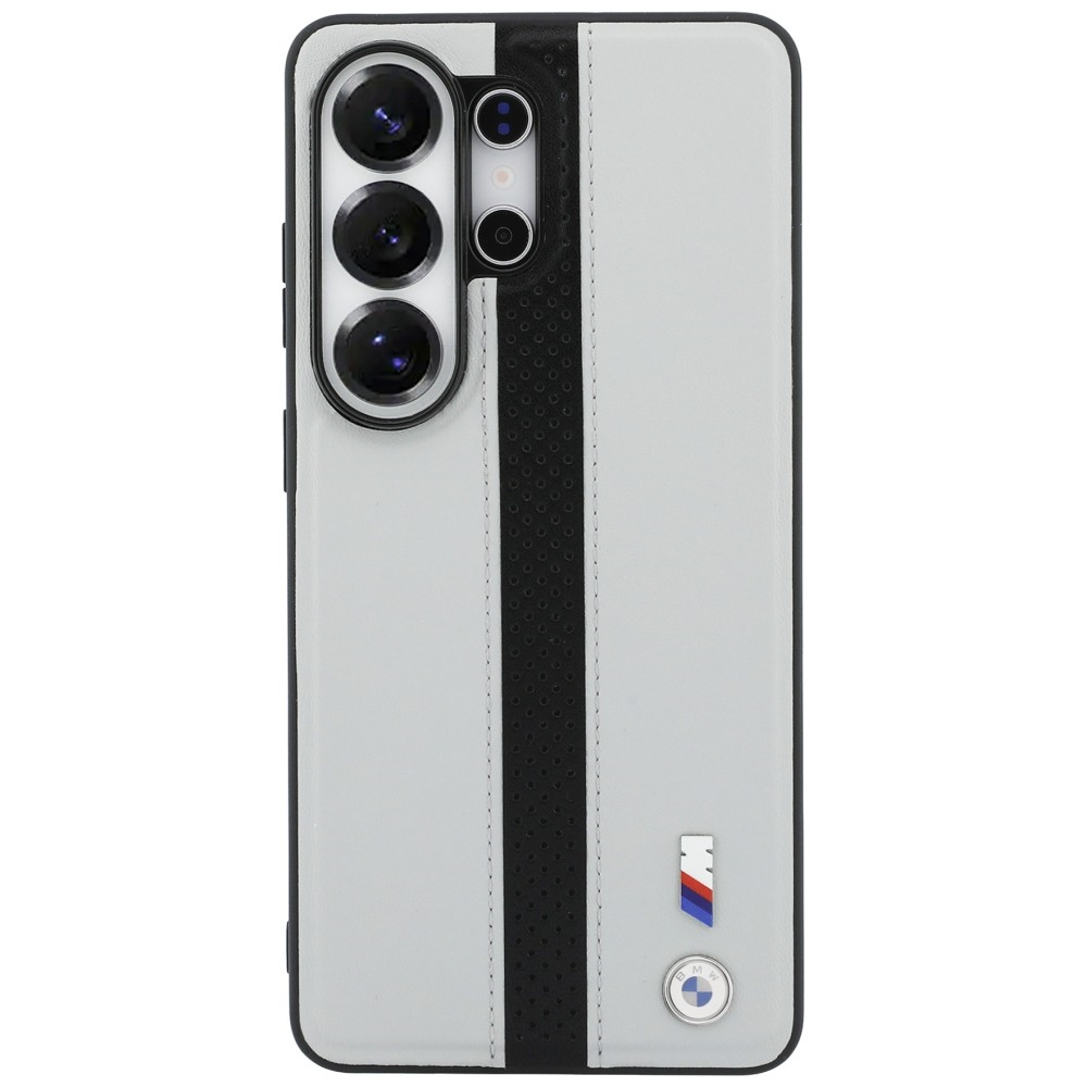 BMW Perforuota juostelė Logo MagSafe Dėklas, skirtas Samsung Galaxy S26 Ultra - Gray