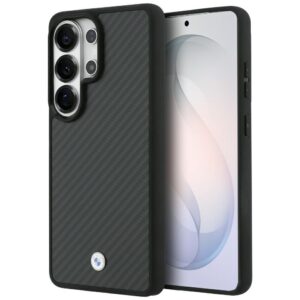BMW Sign Magnetic Carbon Fiber MagSafe Dėklas, skirtas Samsung Galaxy S26 Ultra - Black