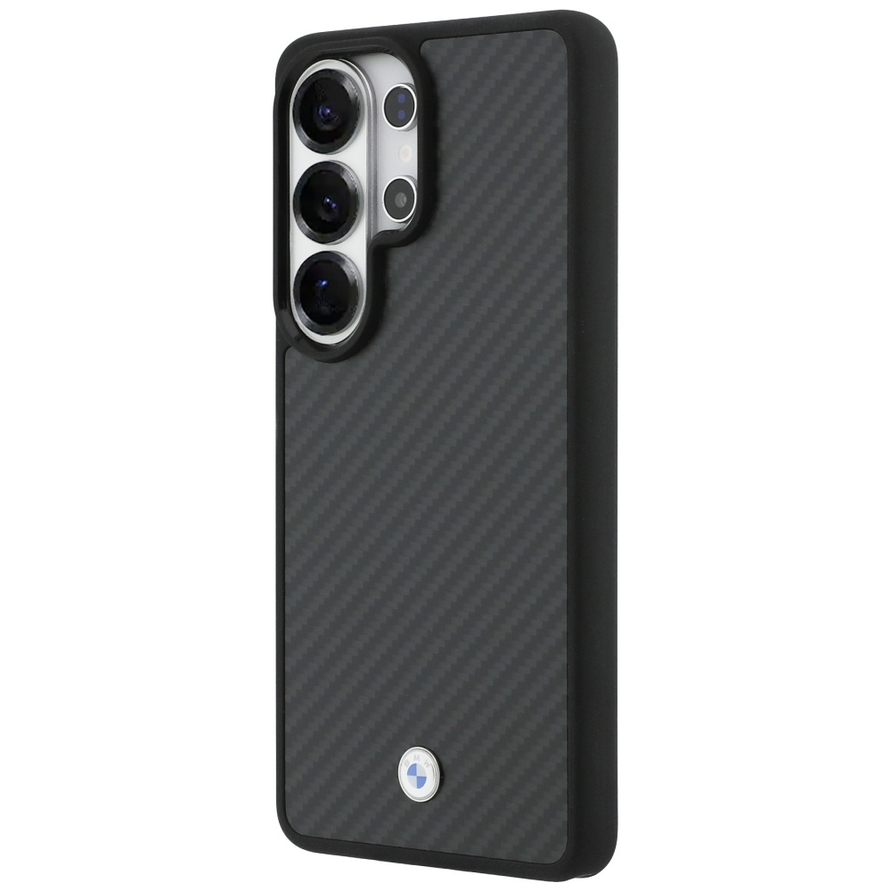 BMW Sign Magnetic Carbon Fiber MagSafe Dėklas, skirtas Samsung Galaxy S26 Ultra - Black