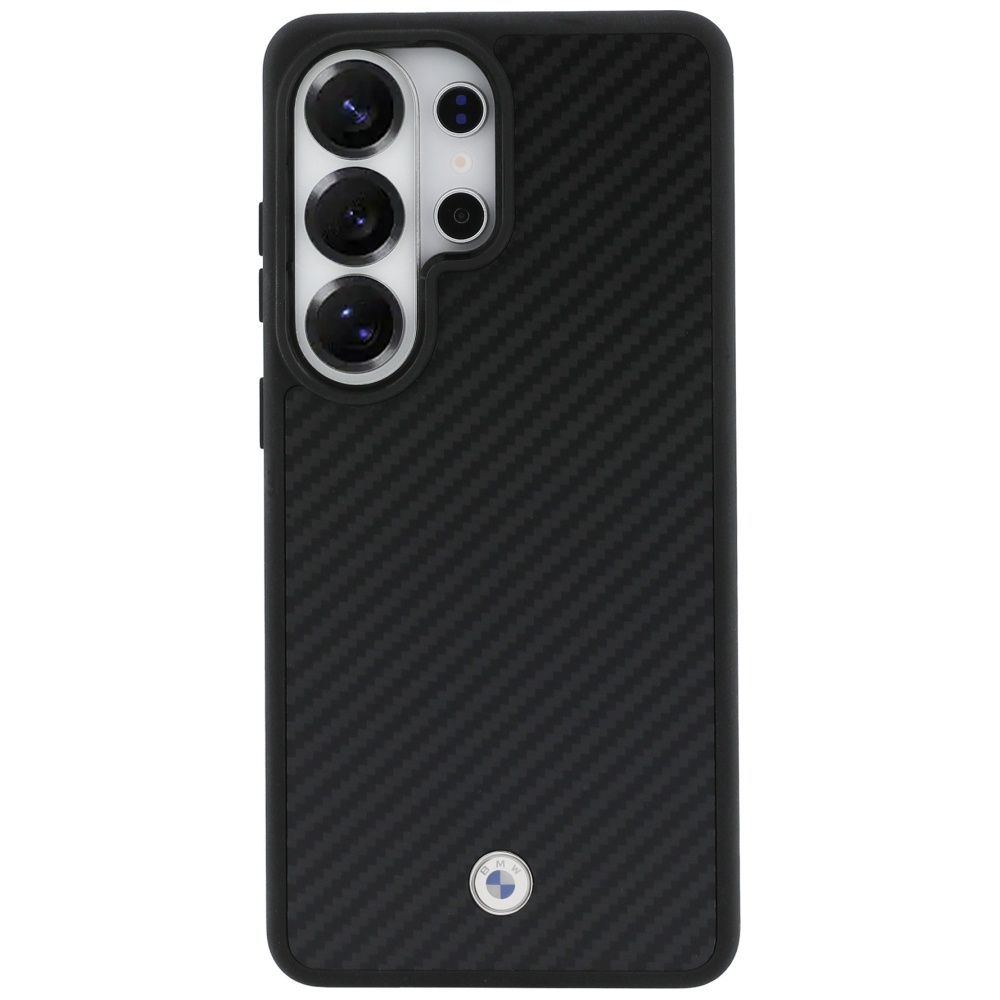 BMW Sign Magnetic Carbon Fiber MagSafe Dėklas, skirtas Samsung Galaxy S26 Ultra - Black