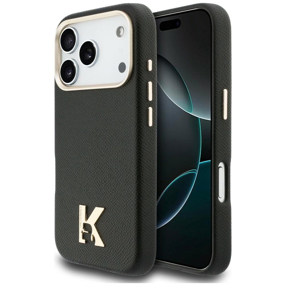 Karl Lagerfeld Karl Head Logo MagSafe Dėklas, skirtas iPhone 17 Pro - Black
