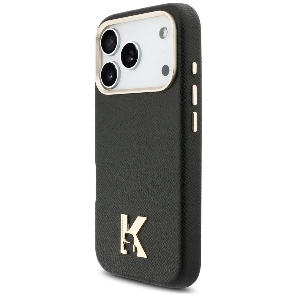 Karl Lagerfeld Karl Head Logo MagSafe Dėklas, skirtas iPhone 17 Pro - Black