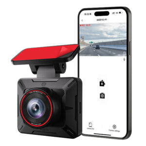 AKEEYO P1 automobilio kameros vaizdo įrašytuvas FullHD 30fps - juoda