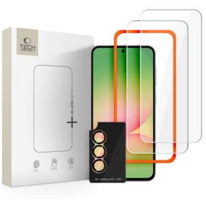 Apsauginis stiklas Tech-Protect Easy Set+ Samsung Galaxy A37 5G, 3 vnt., skaidrus