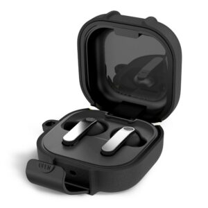 Dėklas Tech-Protect Slim Hook Samsung Galaxy Buds 4 / Buds 4 Pro, juodas