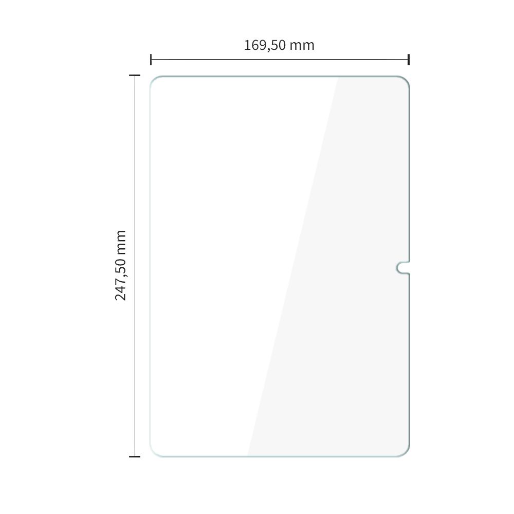 Apsauginis stiklas Tech-Protect Glass Fit+ Xiaomi Pad 7 / 7 Pro / 8 / 8 Pro 11.2, 2 vnt., skaidrus