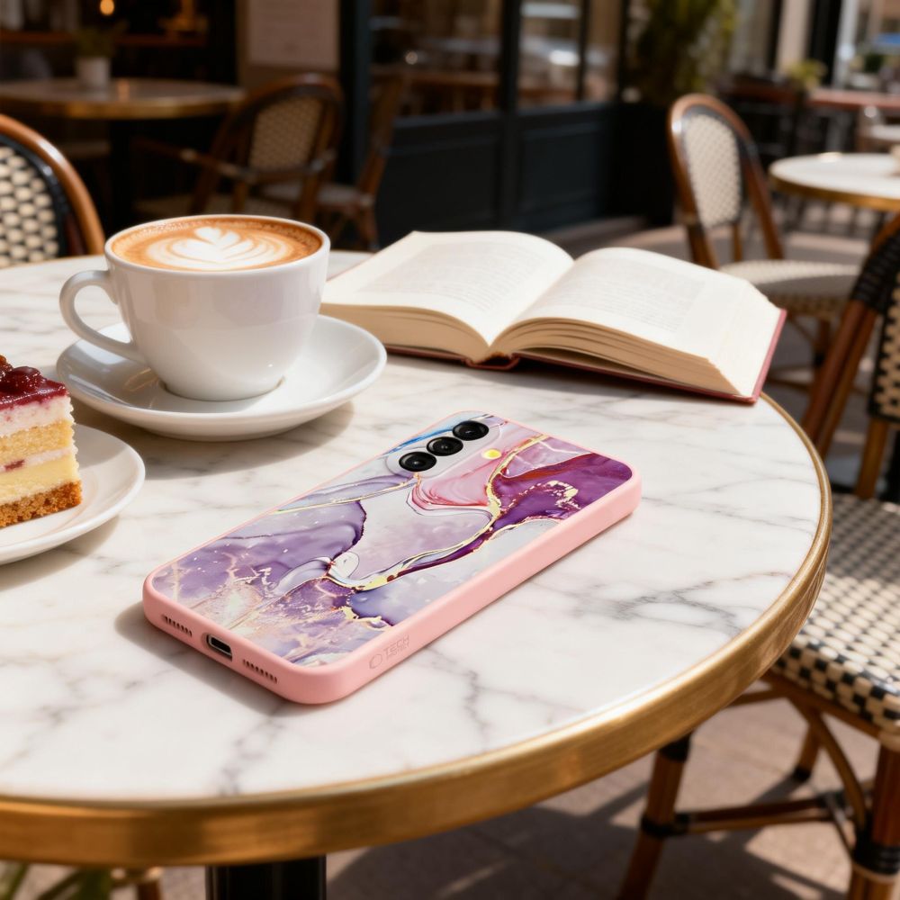 Dėklas Tech-Protect Icon Samsung Galaxy A37 5G, marmurinis