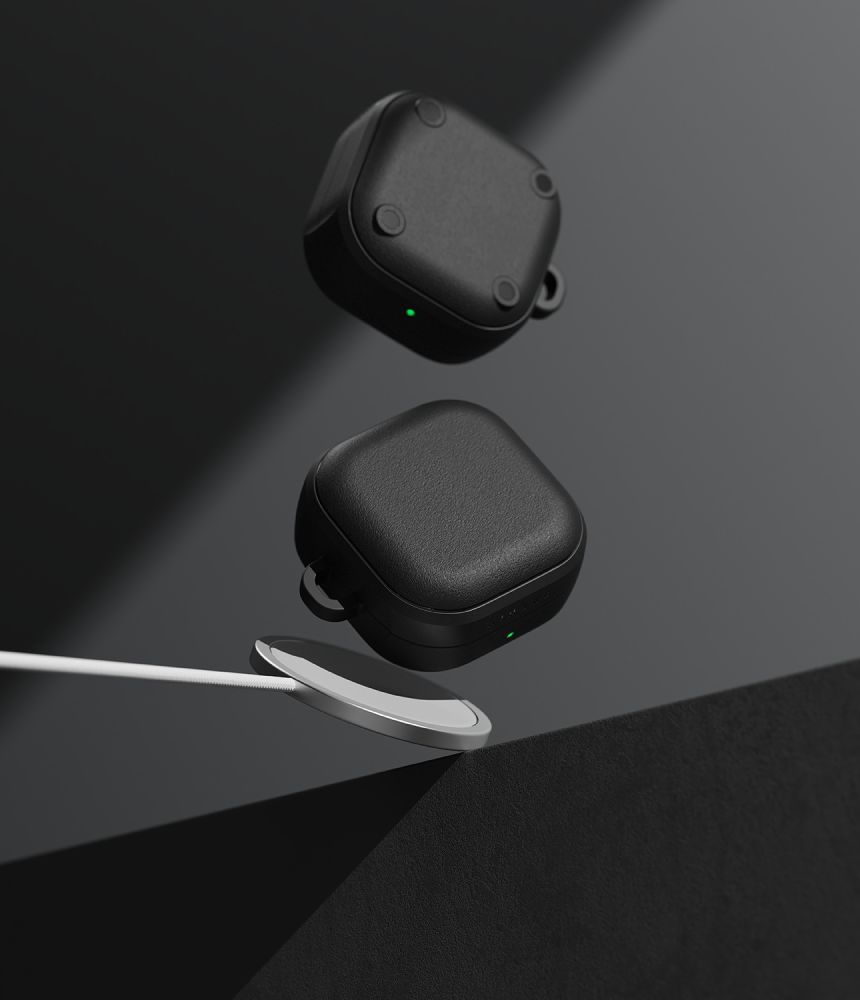 Dėklas Ringke Onyx Magnetic MagSafe Samsung Galaxy Buds 4 / 4 Pro, juodas