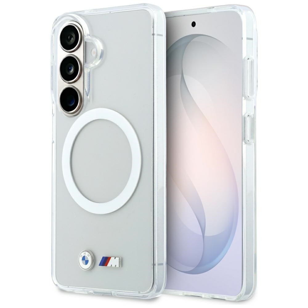 BMW IML smūgiams atsparus metalinis logotipas MagSafe Dėklas, skirtas Samsung Galaxy S26 - Transparent