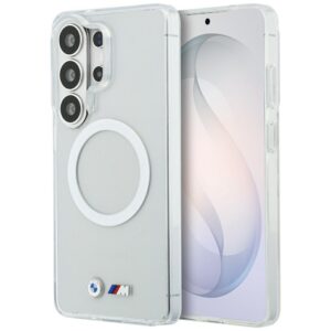 BMW IML smūgiams atsparus metalinis logotipas MagSafe Dėklas, skirtas Samsung Galaxy S26 Ultra - Transparent