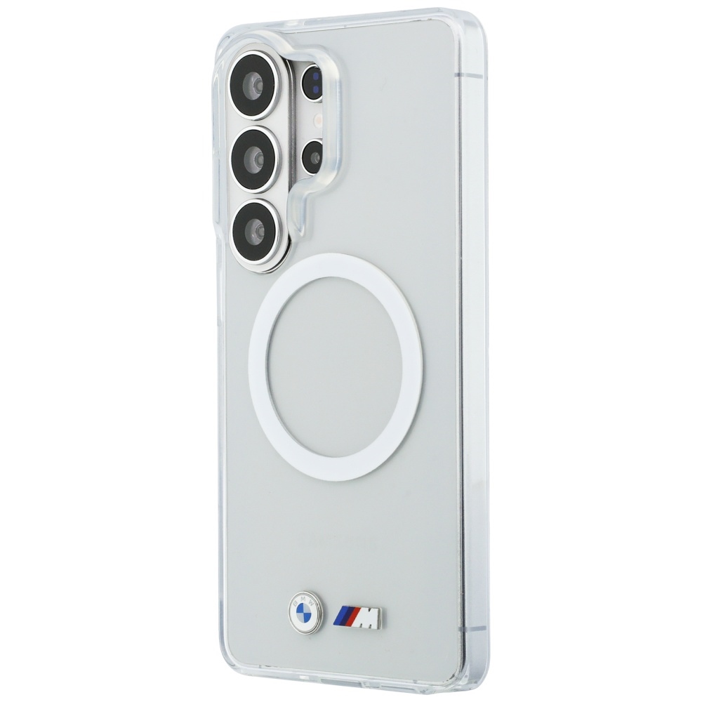 BMW IML smūgiams atsparus metalinis logotipas MagSafe Dėklas, skirtas Samsung Galaxy S26 Ultra - Transparent