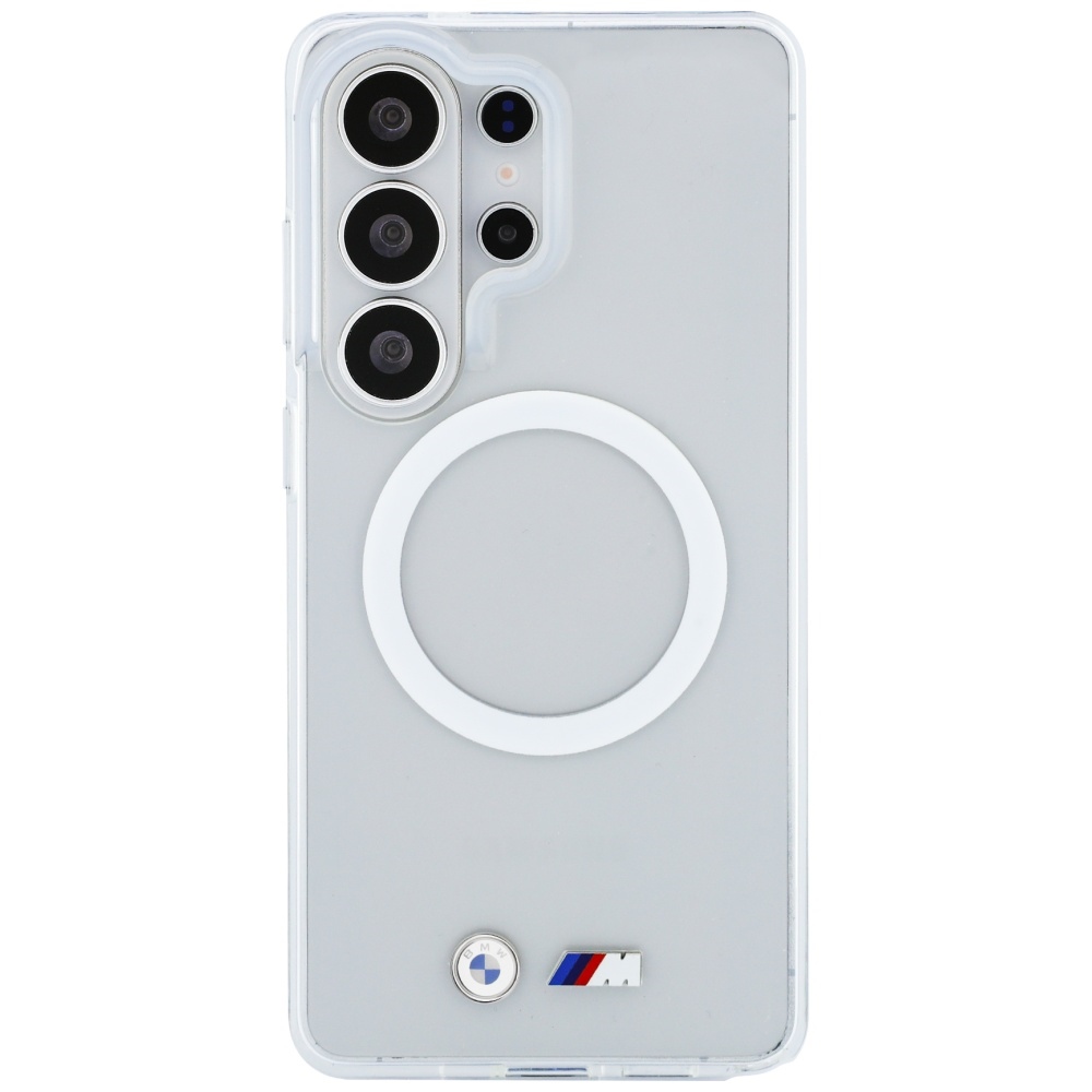 BMW IML smūgiams atsparus metalinis logotipas MagSafe Dėklas, skirtas Samsung Galaxy S26 Ultra - Transparent