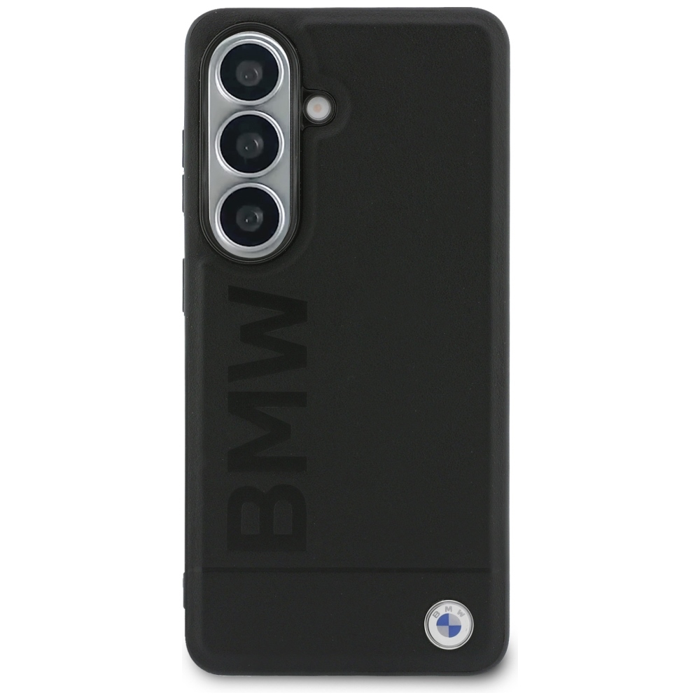 BMW Leather Hot Stamp MagSafe Dėklas, skirtas Samsung Galaxy S26 - Black