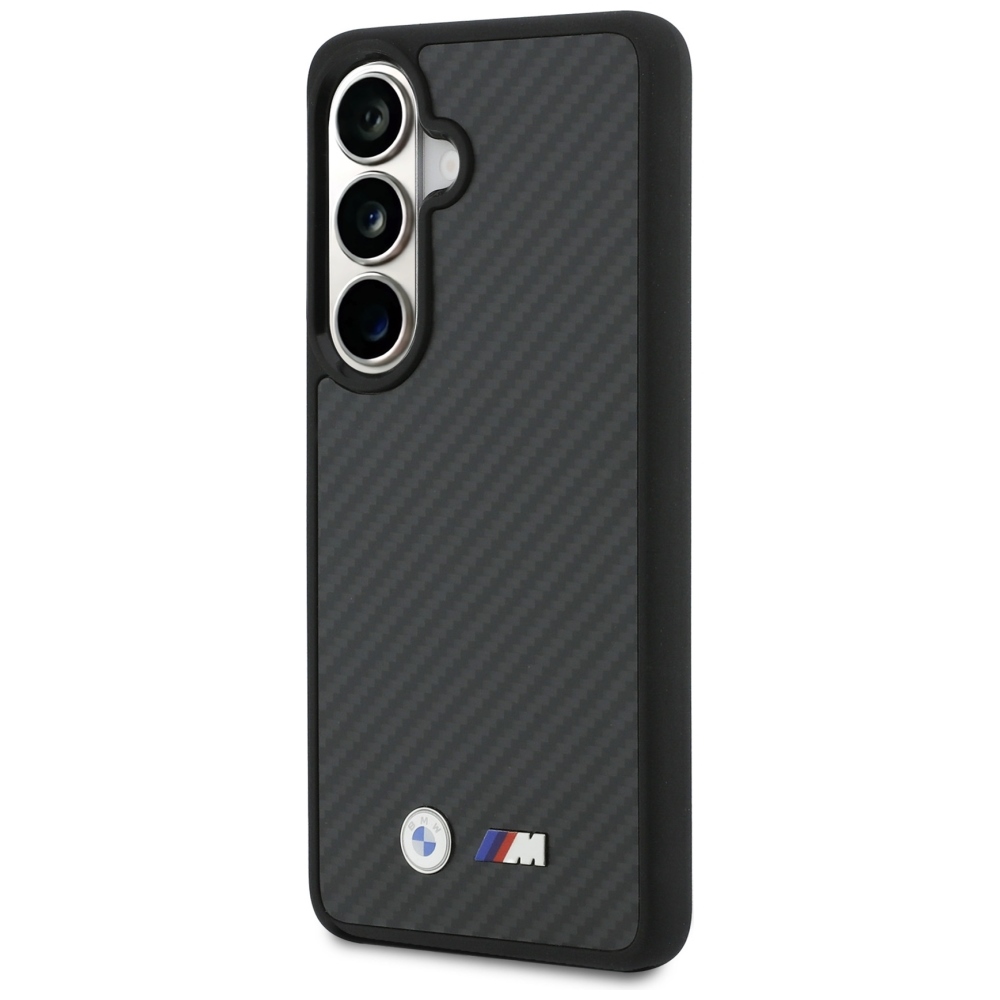 BMW M Kevlar Logo MagSafe dėklas Samsung Galaxy S26 - Juodas