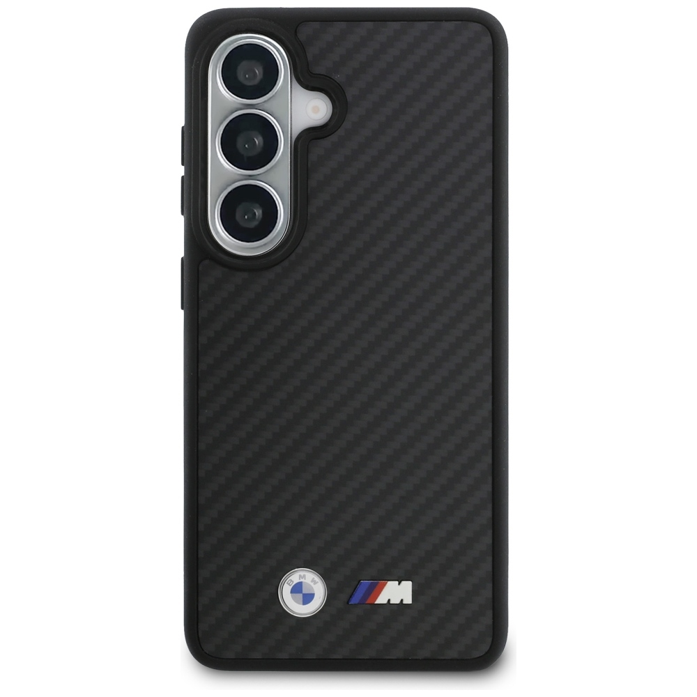 BMW M Kevlar Logo MagSafe dėklas Samsung Galaxy S26 - Juodas