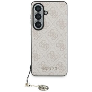 Guess 4G Classic Logo Charm MagSafe dėklas Samsung Galaxy S26 - Rožinis