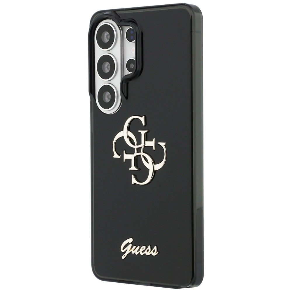 Guess IML Big Metal 4G Script dėklas, skirtas Samsung Galaxy S26 Ultra - black