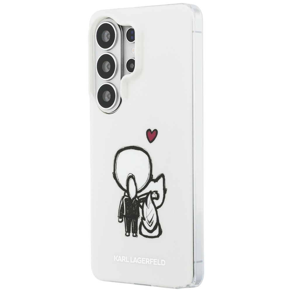 Karl Lagerfeld IML Karl&Choupette MagSafe dėklas Samsung Galaxy S26 Ultra - skaidrus