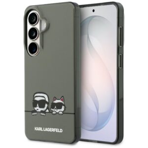 Karl Lagerfeld IML Peekaboo Karl & Choupette MagSafe Case skirtas Samsung Galaxy S26 – Juoda