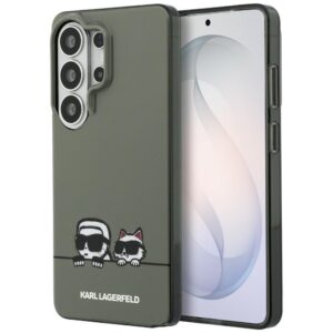 Karl Lagerfeld IML Peekaboo Karl&Choupette MagSafe dėklas Samsung Galaxy S26 Ultra - juodas