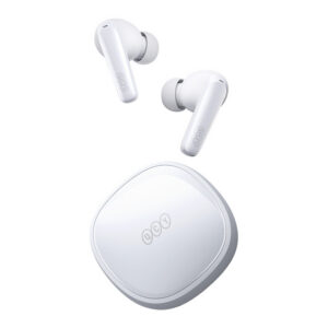 QCY T13X į ausis įdedamos ausinės su ENC IPX5 Bluetooth 5.3 – baltos