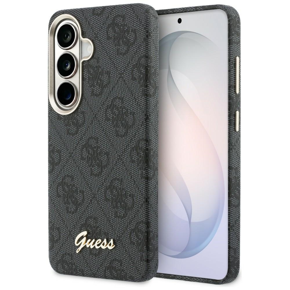 Guess 4G Script MagSafe dėklas Samsung Galaxy S26 - Juodas