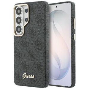 Guess 4G Script MagSafe dėklas Samsung Galaxy S26 Ultra - Juodas