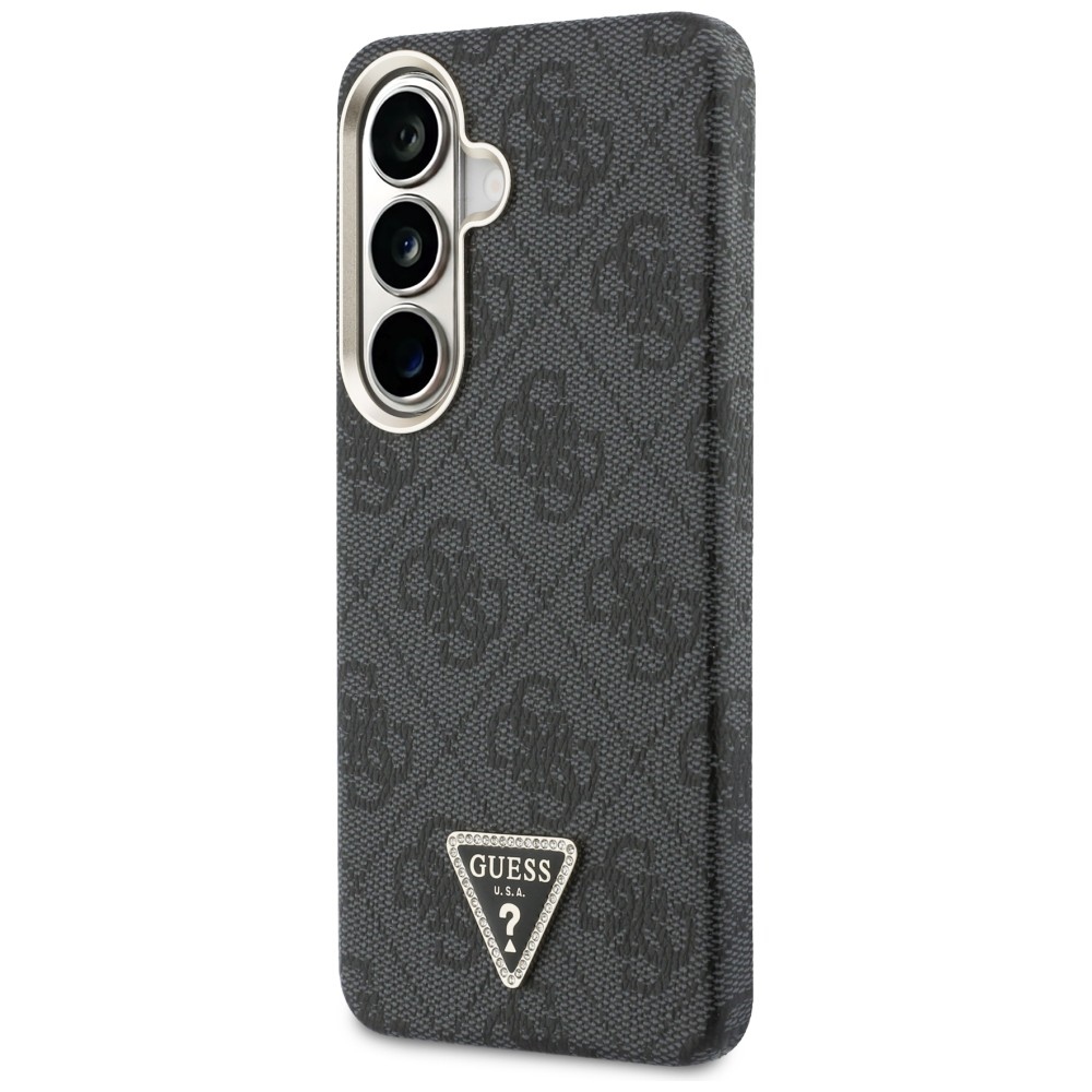 Guess 4G Triangle Logo MagSafe Dėklas, skirtas Samsung Galaxy S26 - Black