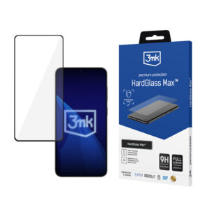 Sustiprintas viso ekrano grūdintas stiklas 3mk HardGlass Max Juodas, skirtas Samsung Galaxy S24+