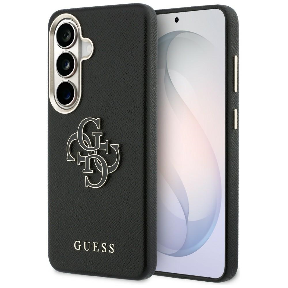 Etui Guess Grūdytas Big 4G Metalas Logo Samsung Galaxy S26 - czarne