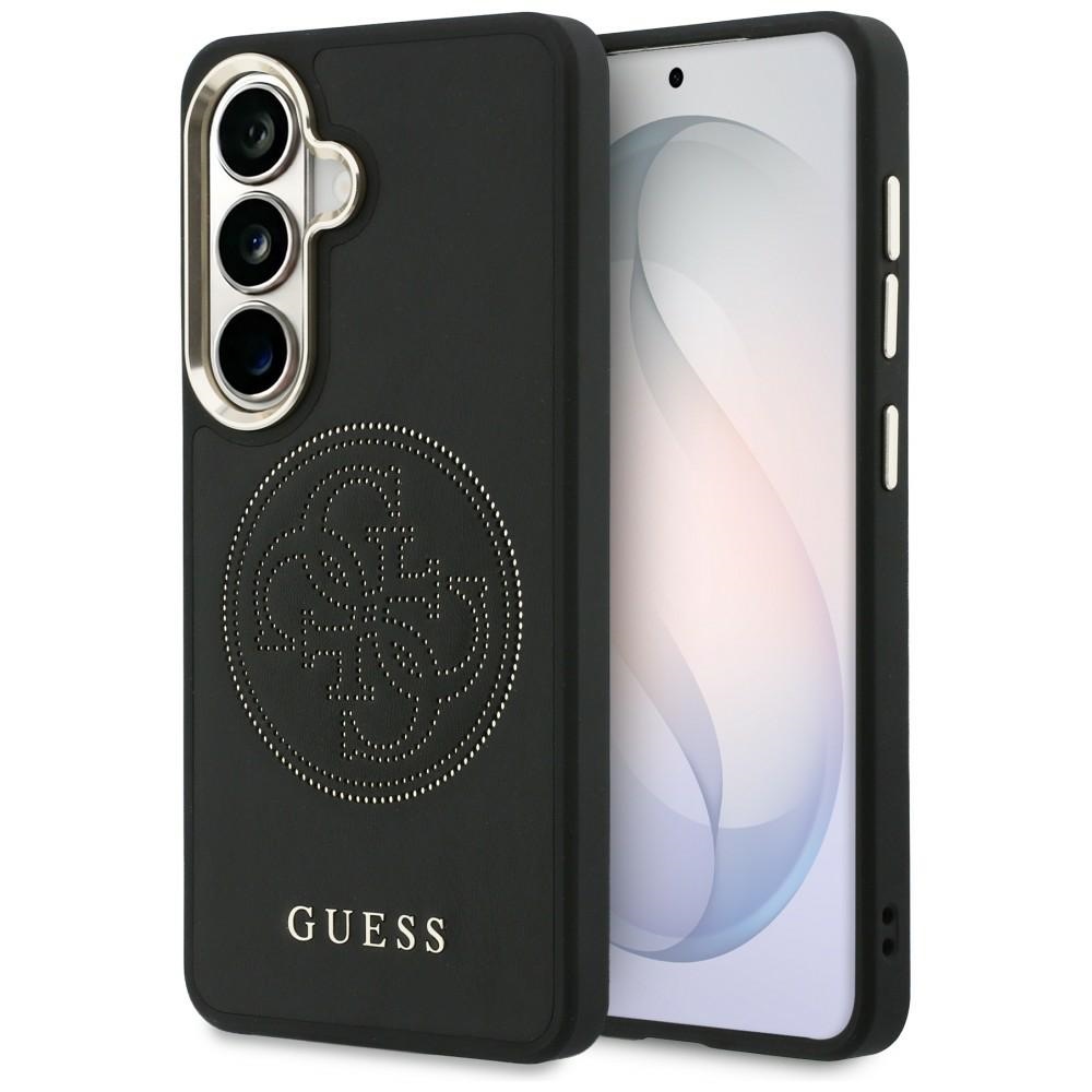 Dėklas Guess Perforated Logo MagSafe skirtas Samsung Galaxy S26 - juodas