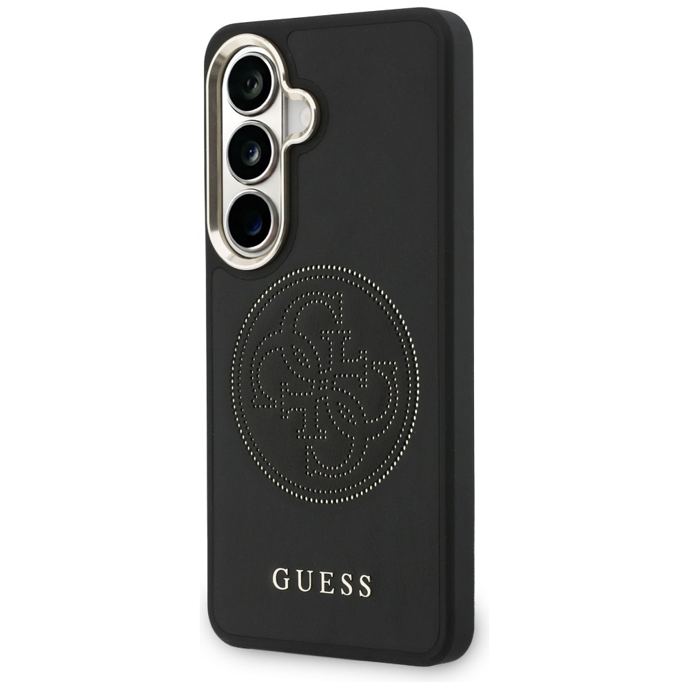 Dėklas Guess Perforated Logo MagSafe skirtas Samsung Galaxy S26 - juodas
