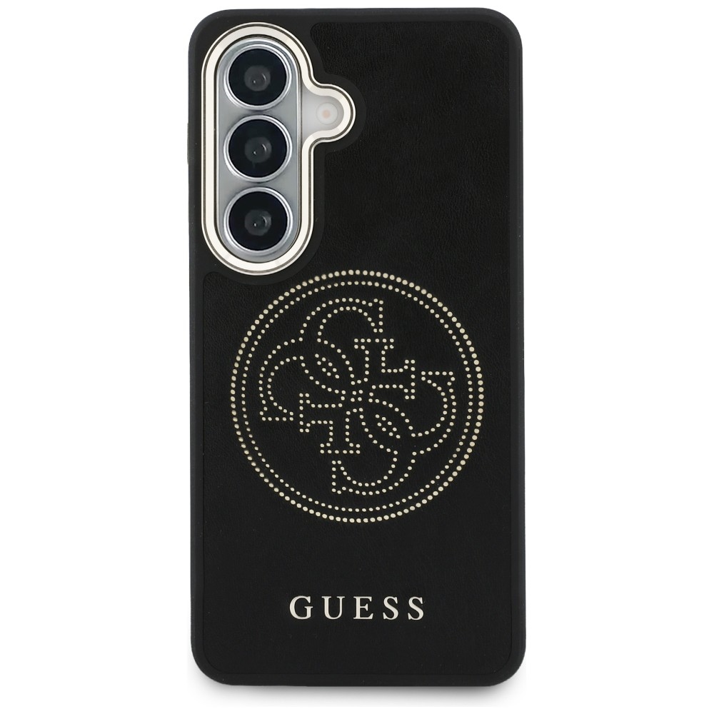 Dėklas Guess Perforated Logo MagSafe skirtas Samsung Galaxy S26 - juodas