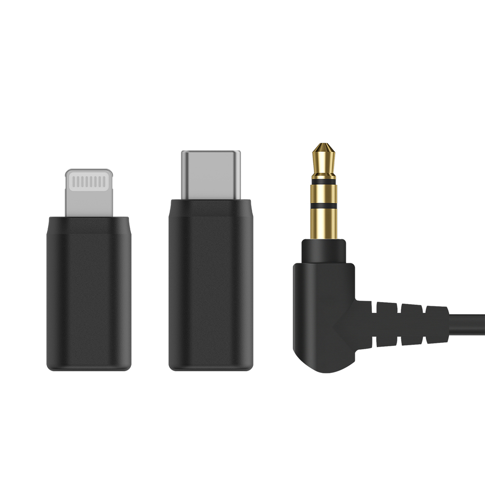 BOYA BOYAMIC 2-02 Belaidis mikrofonas 2.4 GHz USB-C - Juodas