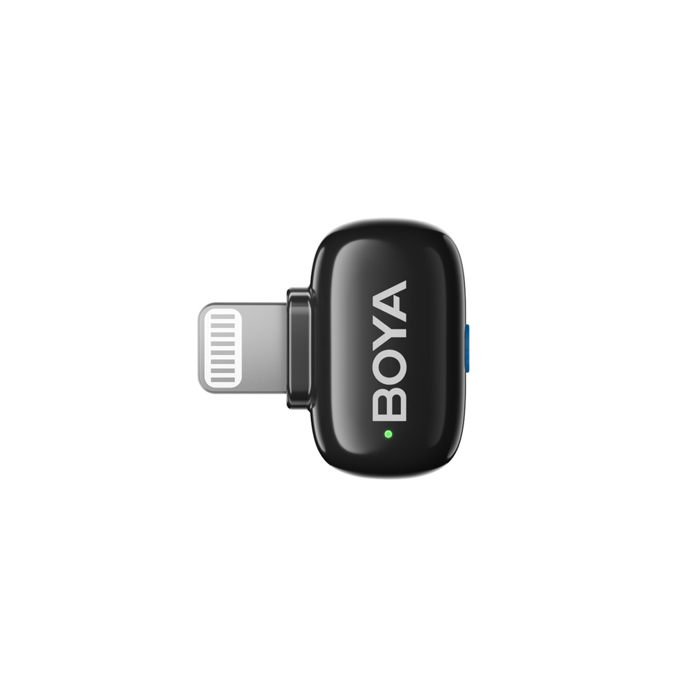 BOYA mini 2-01 bevieliai mikrofonai 2.4GHz USB-C - juodas