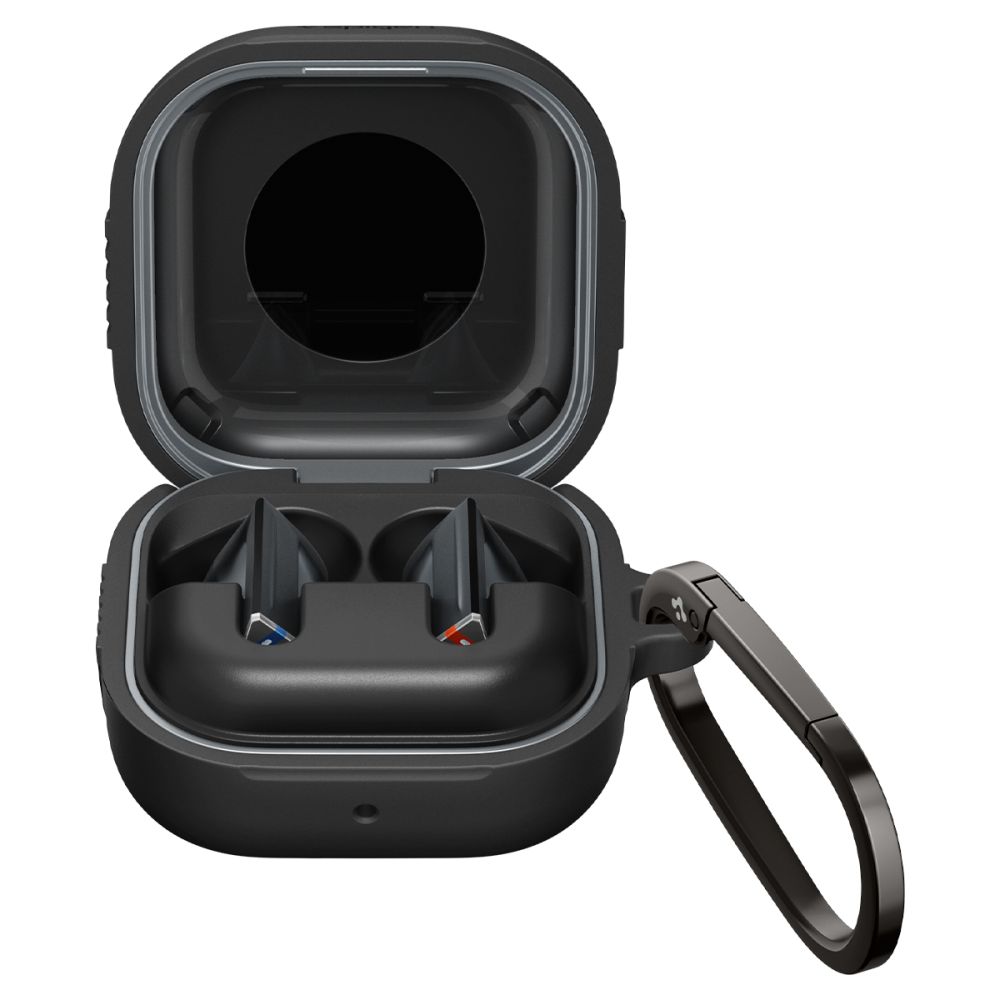 Dėklas Spigen Rugged Armor Samsung Galaxy Buds 4 / 4 Pro, matinis juodas