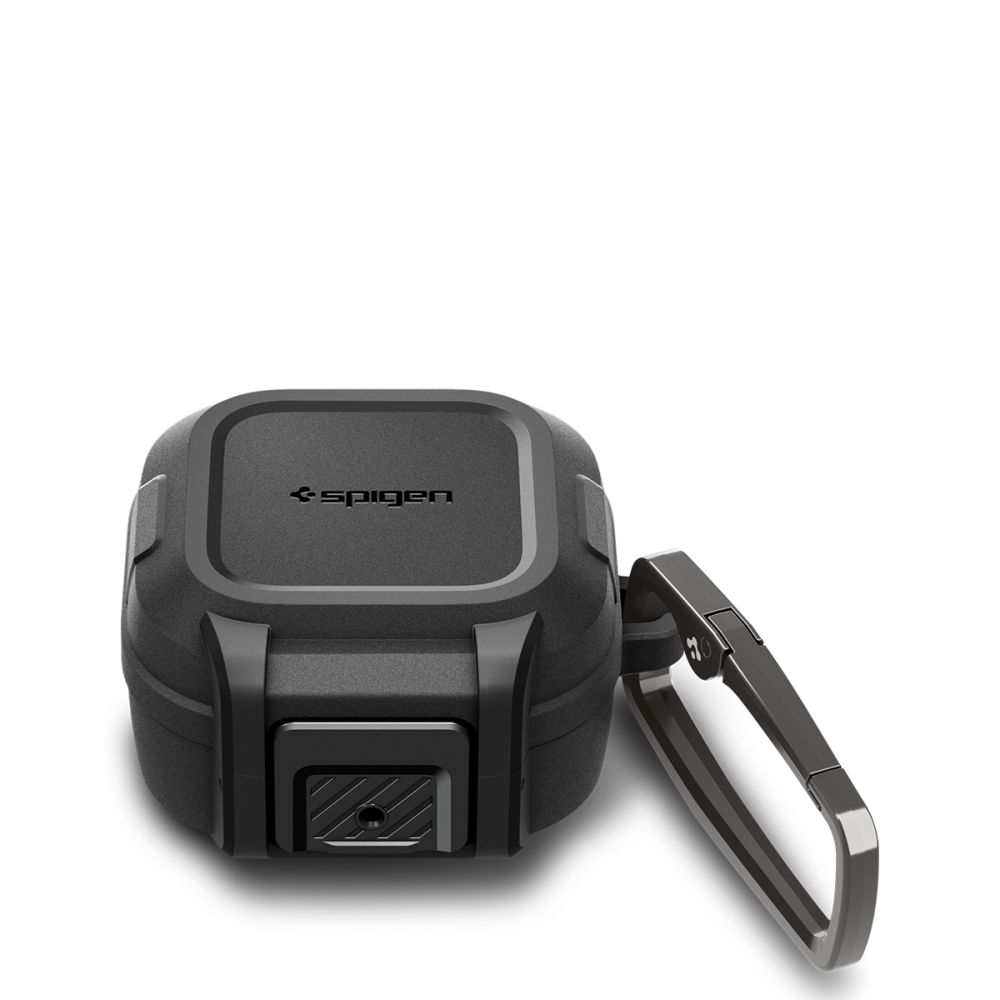 Dėklas Spigen Lock Fit Samsung Galaxy Buds 4 / 4 Pro, matinis juodas
