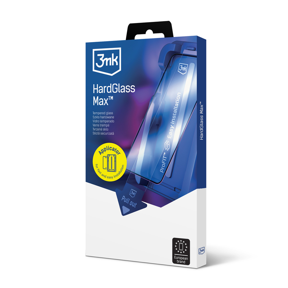 3mk HardGlass Max Tempered Glass, skirtas iPhone 13 / 13 Pro / 14 / 16e / 17e