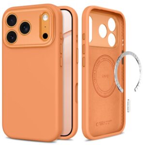 Dėklas Tech-Protect Uniq MagSafe CC iPhone 17 Pro Max / 18 Pro Max, kosminis oranžinis