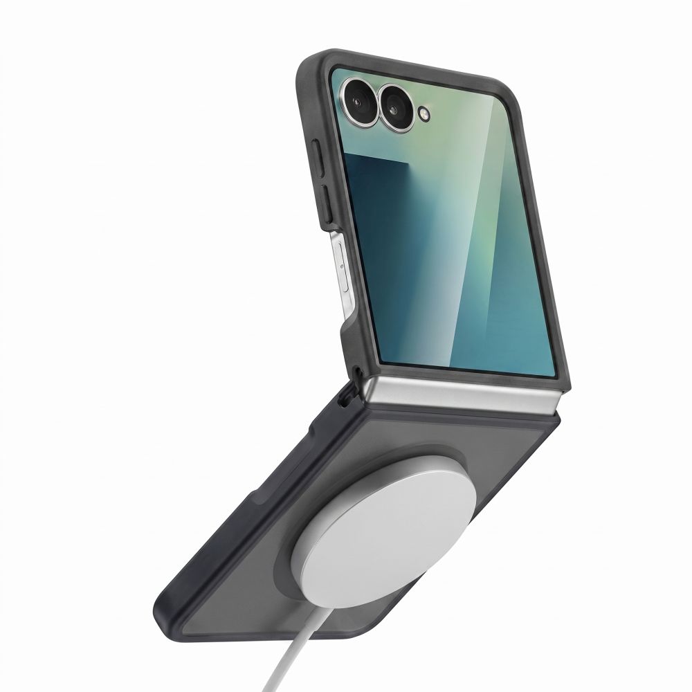 Dėklas Tech-Protect Magmat MagSafe Galaxy Z Flip 8, matinis juodas