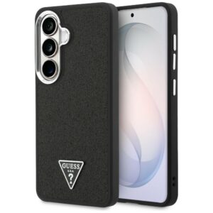 Guess Fixed Glitter Triangle MagSafe dėklas, skirtas Samsung Galaxy S26+ - juodas