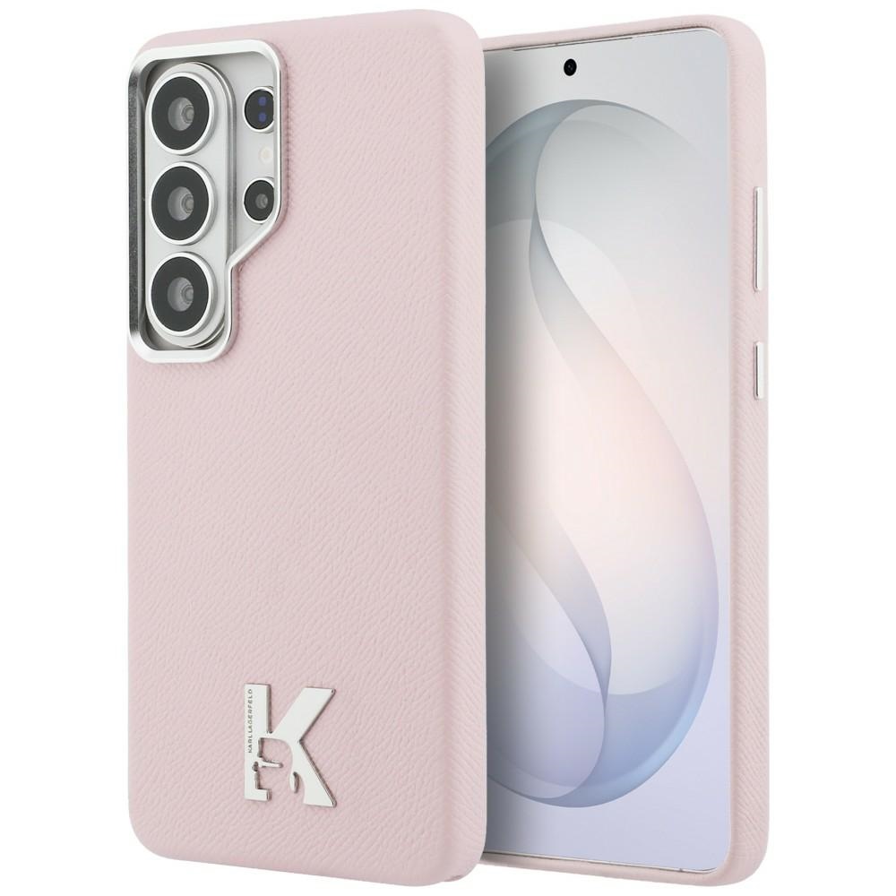 Karl Lagerfeld K Metal Logo MagSafe dėklas skirtas Samsung Galaxy S26 Ultra - rožinė