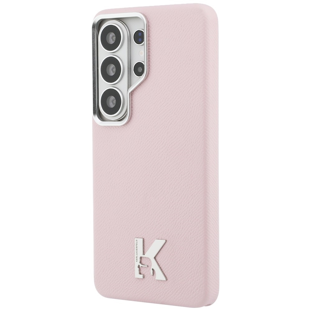 Karl Lagerfeld K Metal Logo MagSafe dėklas skirtas Samsung Galaxy S26 Ultra - rožinė