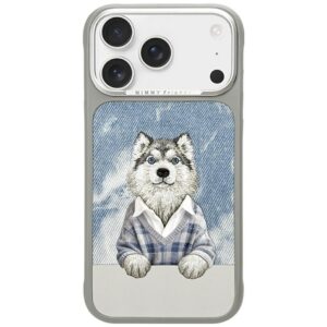 Nimmy Gentle Pets Series Dog MagSafe dėklas skirtas iPhone 17 Pro - pilka