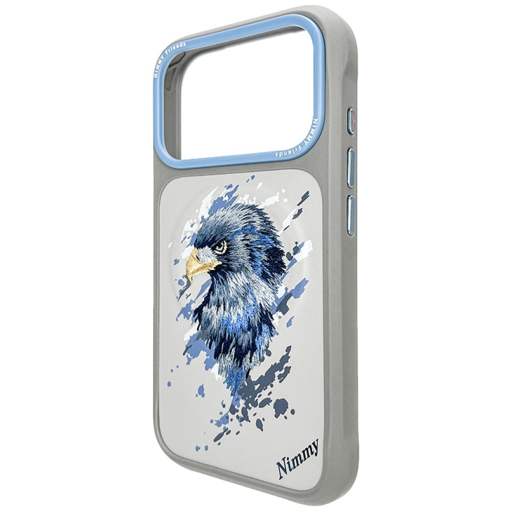 Nimmy Eagle MagSafe dėklas skirtas iPhone 17 Pro Max - pilka